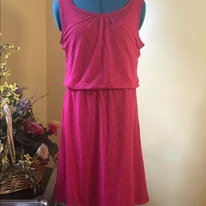 Prana, Mika dress in Cosmo Pink Copa